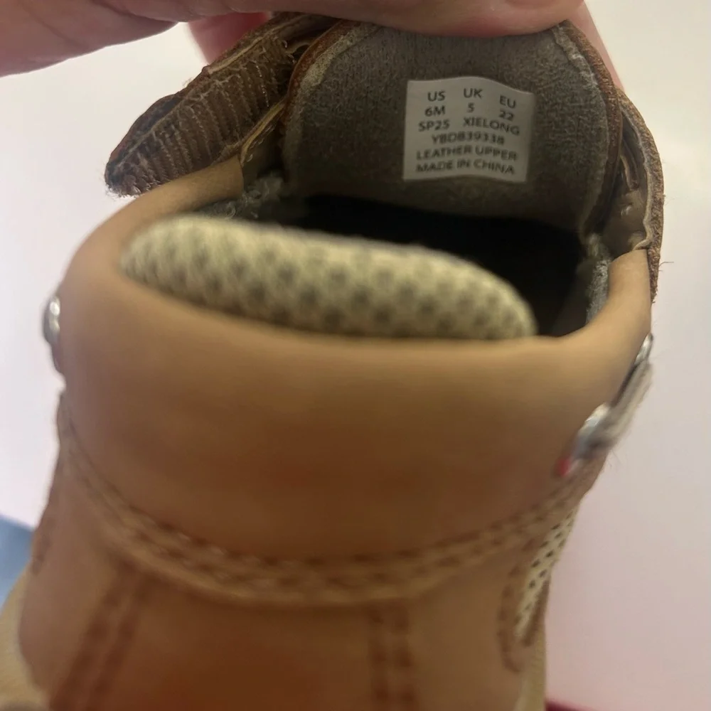 Sperry Kids Brown Moccasin Boat Shoes with Gray Laces